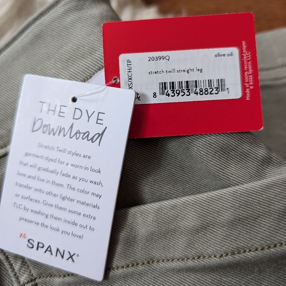 Spanx Stretch Twill Straight Leg Pant xs petite NWT - Picture 11 of 15